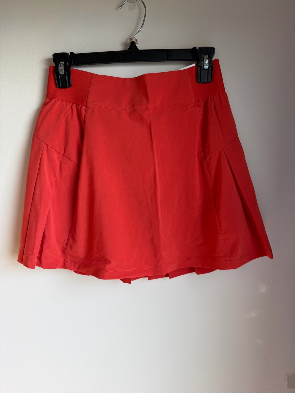 Puma Red/coral Pleated Golf/Tennis Skort